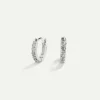 PENDIENTES HOOPS MINI BRIGHT SILVER