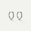 PENDIENTES HOOPS MINI SILVER