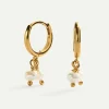 PENDIENTES HOOPS NANA GOLD