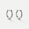 PENDIENTES HOOPS SILVER