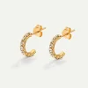 PENDIENTES ICE GOLD