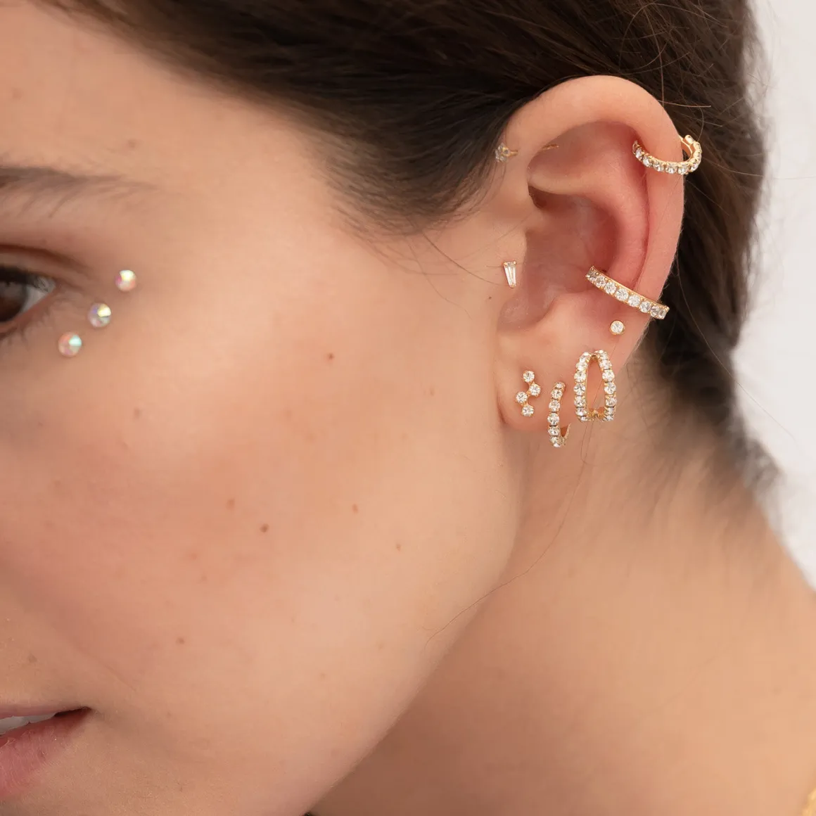 PENDIENTES ICE GOLD
