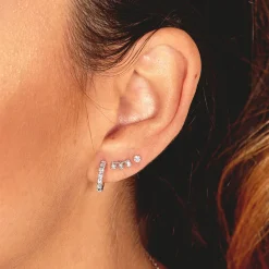 PENDIENTES ICE SILVER