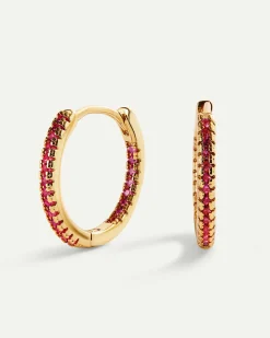 PENDIENTES IRINA PINK GOLD