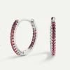 PENDIENTES IRINA PINK SILVER