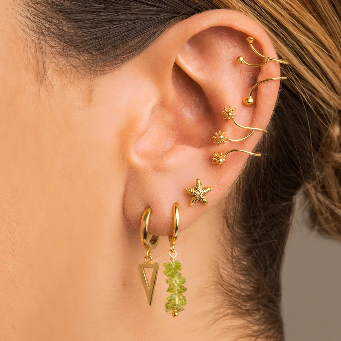 PENDIENTES IVY BALLS GOLD