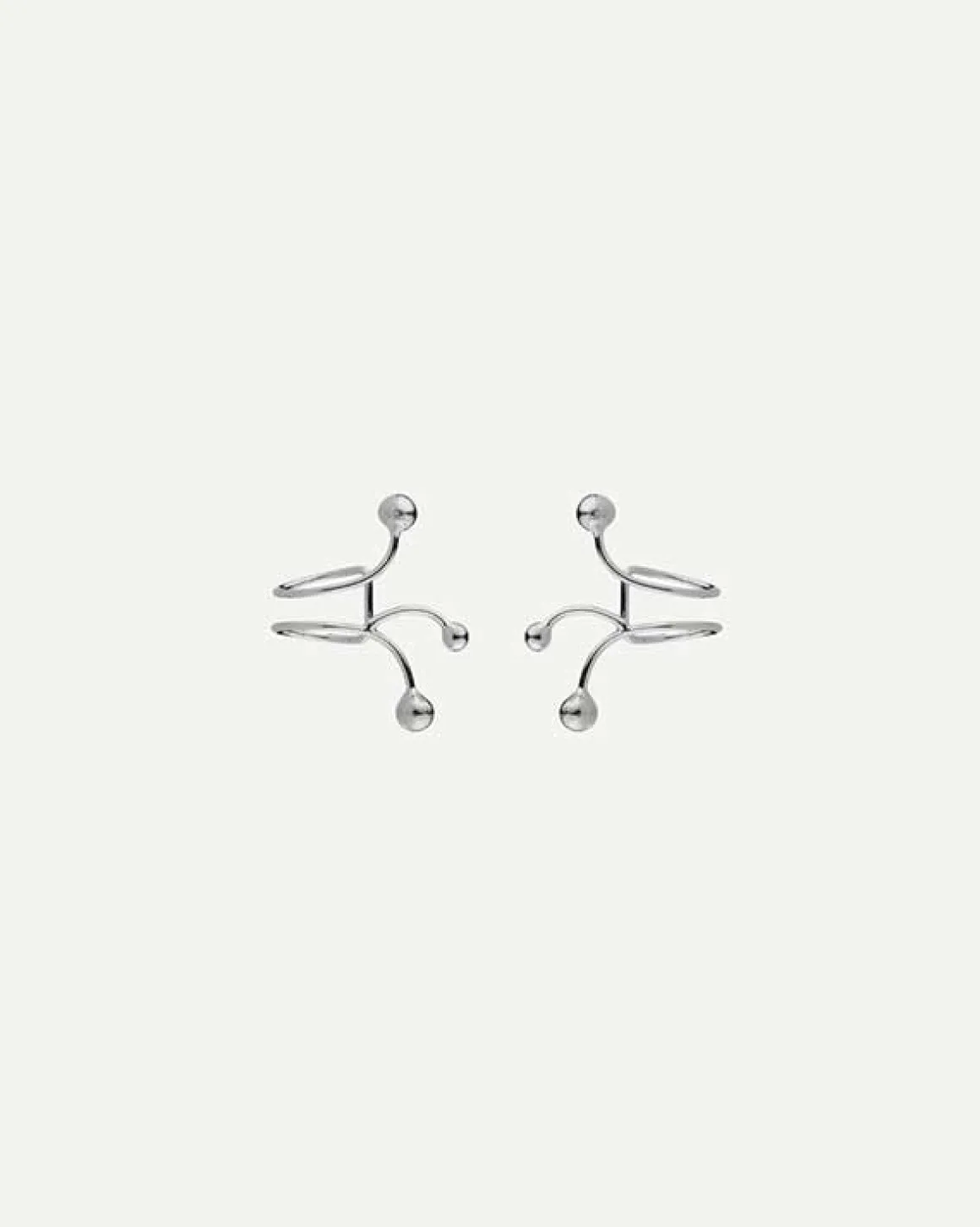 PENDIENTES IVY BALLS SILVER