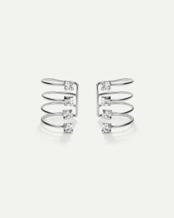 PENDIENTES IXIA SILVER
