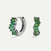 PENDIENTES LAIS GREEN SILVER