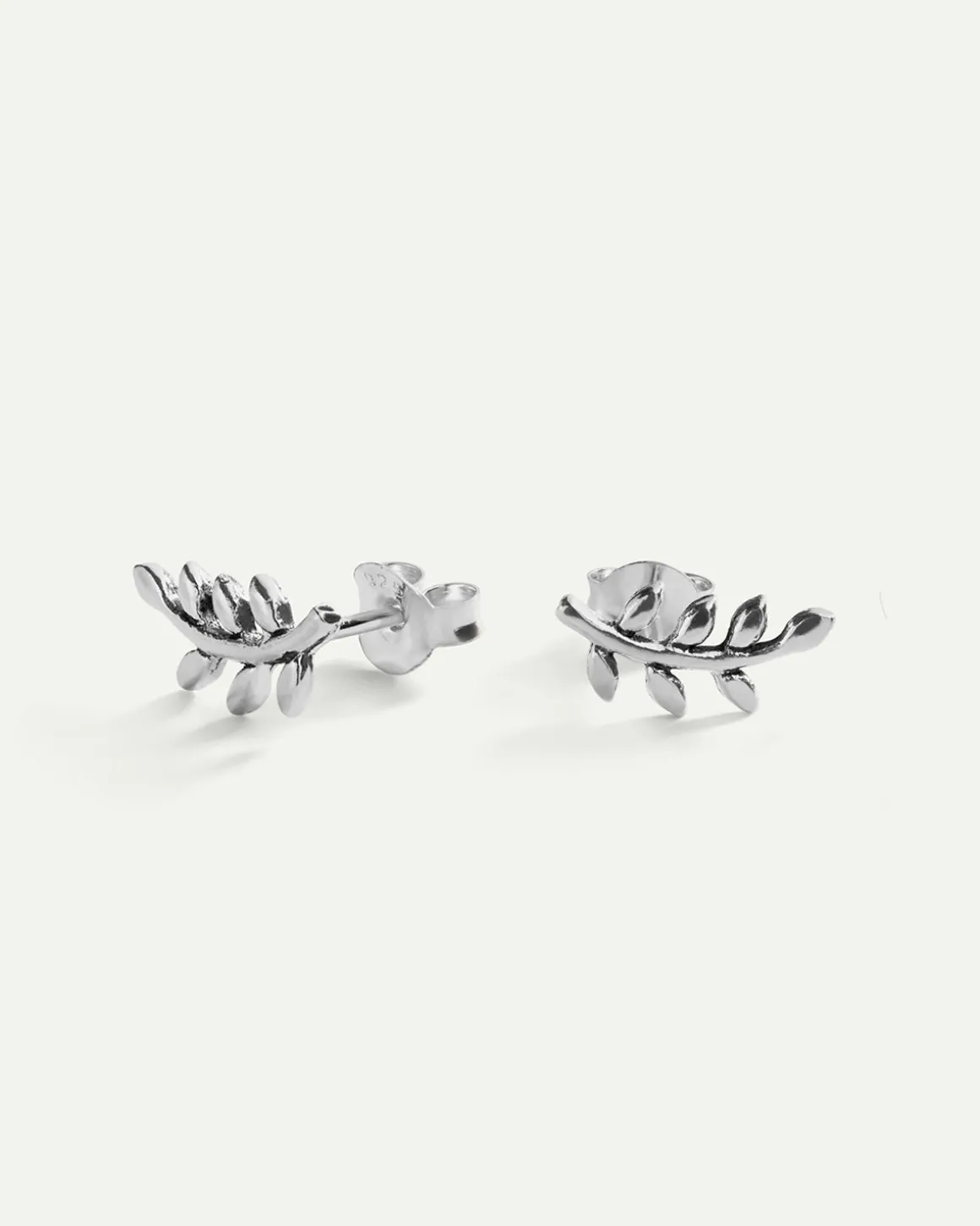 PENDIENTES LEAVES MINI SILVER