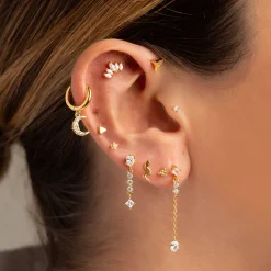 PENDIENTES LIBRA MINI GOLD