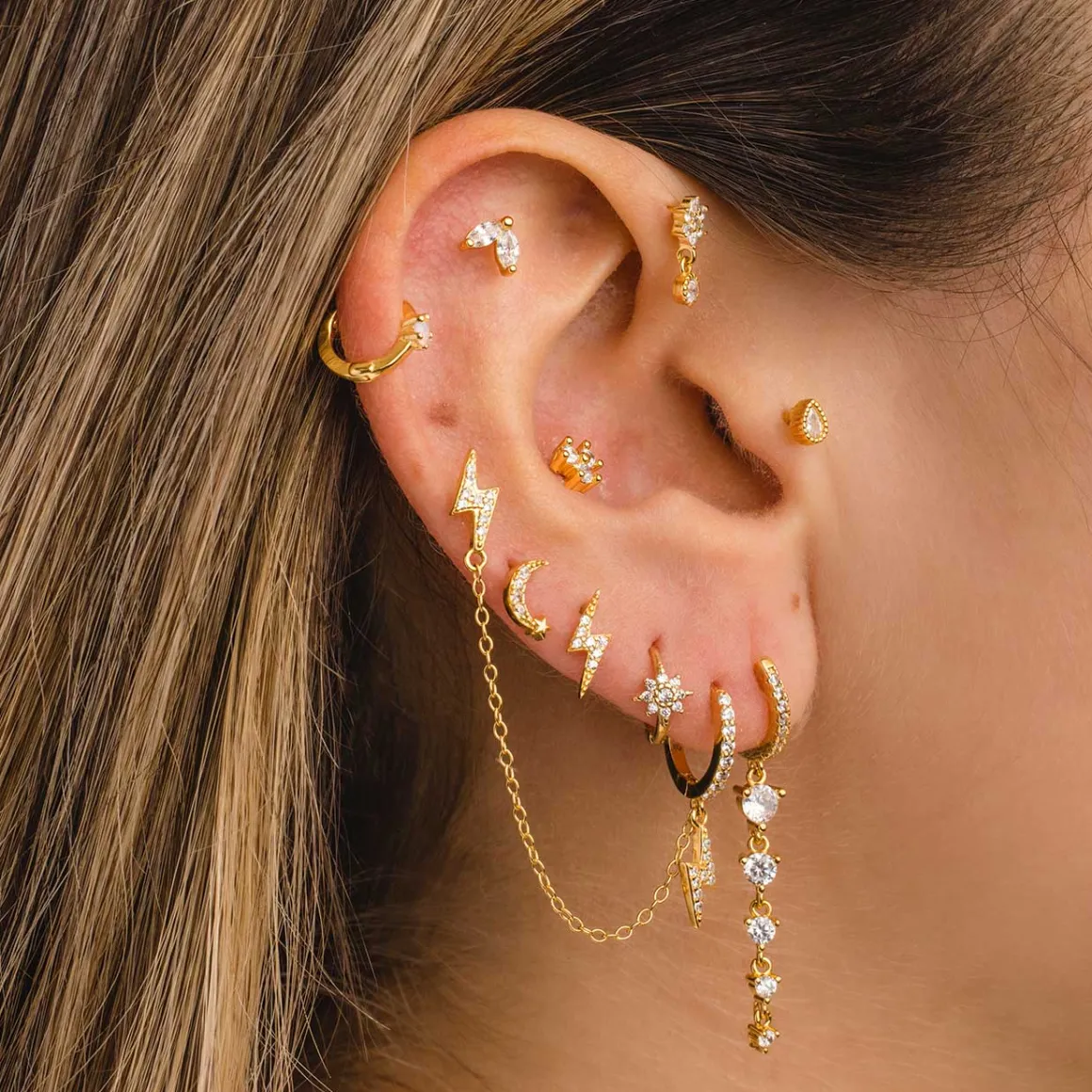 PENDIENTES LIGHTNING SILVER