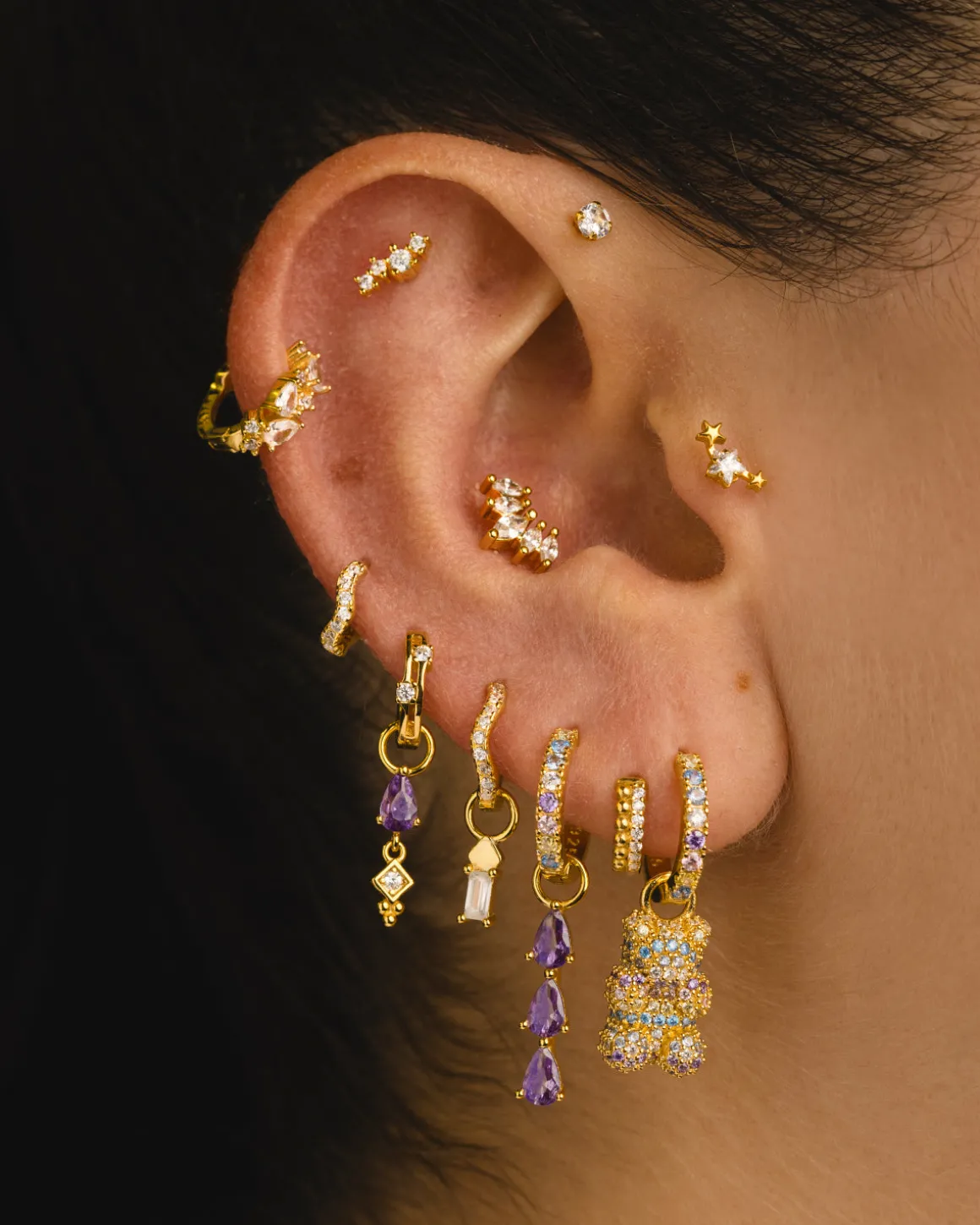 PENDIENTES LISA GOLD