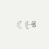 PENDIENTES MOON SILVER