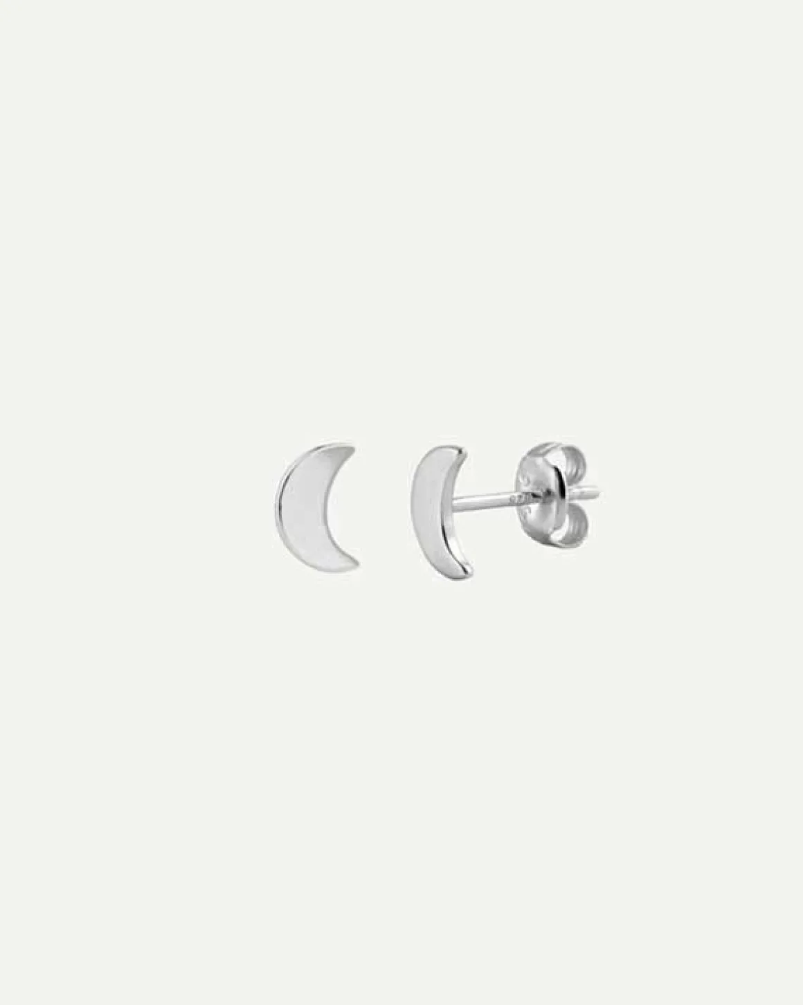PENDIENTES MOON SILVER