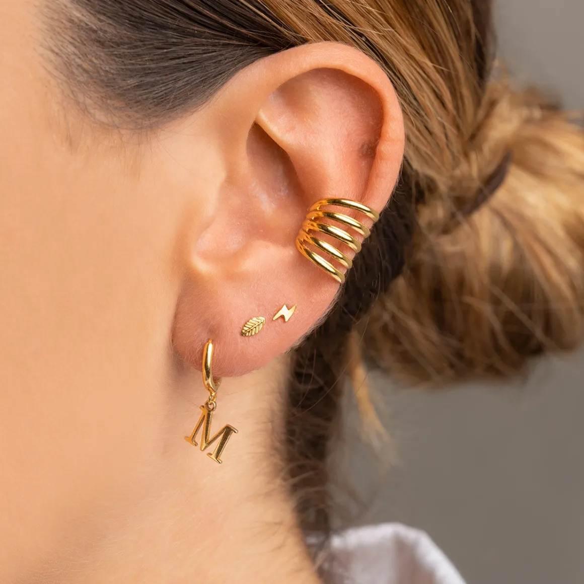 PENDIENTES NAME GOLD