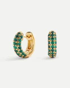 PENDIENTES NOVA GREEN GOLD