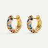 PENDIENTES NOVA RAINBOW GOLD