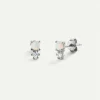 PENDIENTES OPAL MINI SILVER