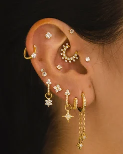 PENDIENTES OTTO MINI GOLD