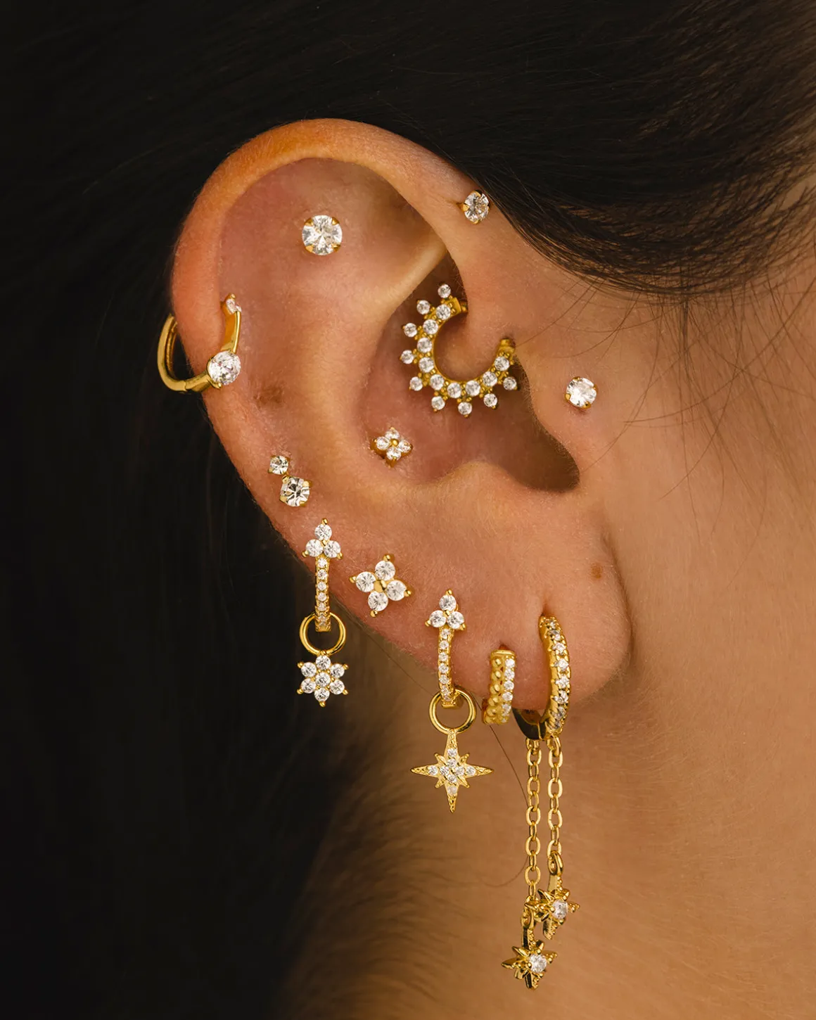 PENDIENTES OTTO MINI GOLD