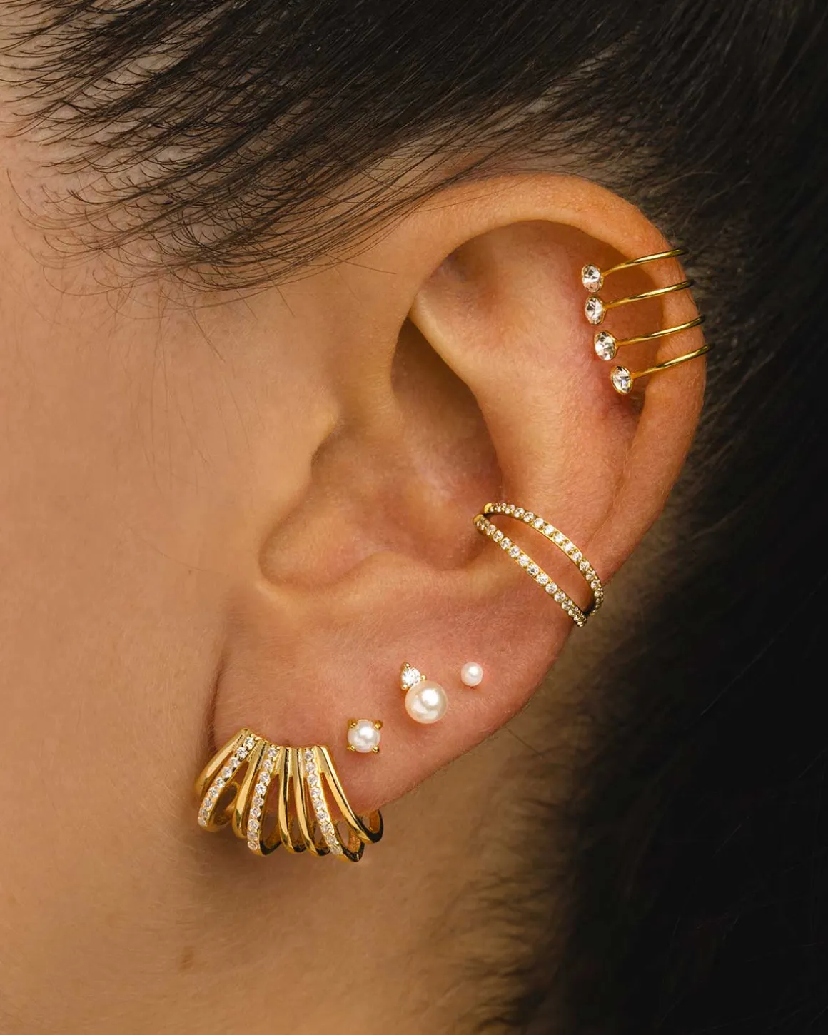 PENDIENTES PEARL MINI BRIGHT SILVER