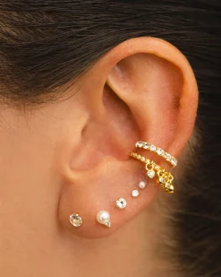 PENDIENTES PEARL MINI BRIGHT SILVER
