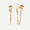 PENDIENTES PRINCESS CHAIN GOLD