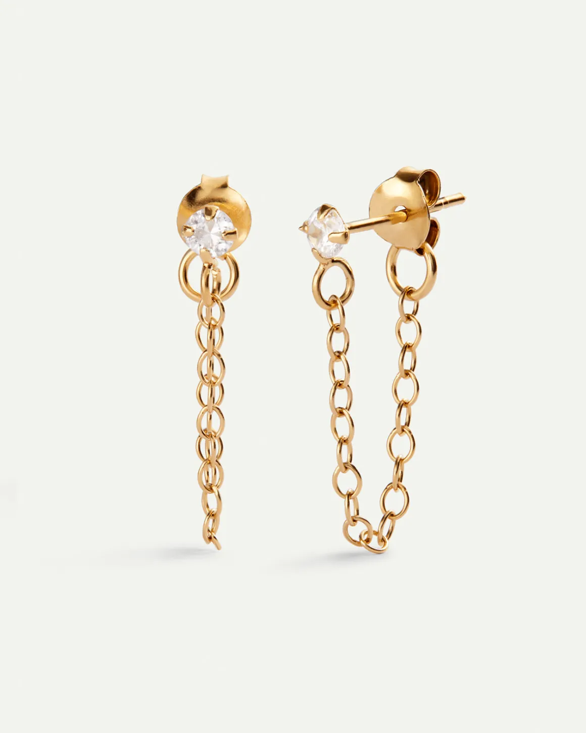 PENDIENTES PRINCESS CHAIN GOLD