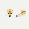 PENDIENTES PRINCESS MINI BLACK GOLD