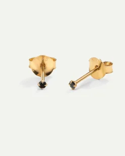 PENDIENTES PRINCESS MINI BLACK GOLD