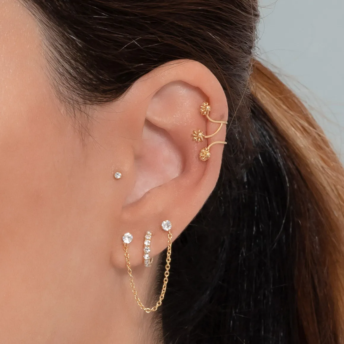 PENDIENTES PRINCESS S GOLD