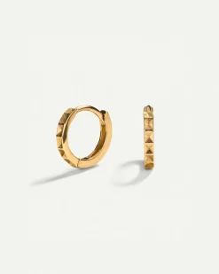 PENDIENTES ROCK GOLD
