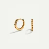 PENDIENTES ROCK MINI GOLD