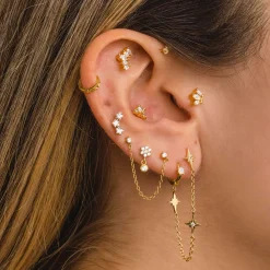 PENDIENTES ROCK MINI SILVER