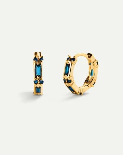 PENDIENTES SARIN BLUE GOLD