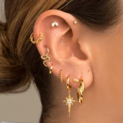 PENDIENTES SNAKE GOLD