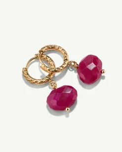 PENDIENTES STONE RUBI
