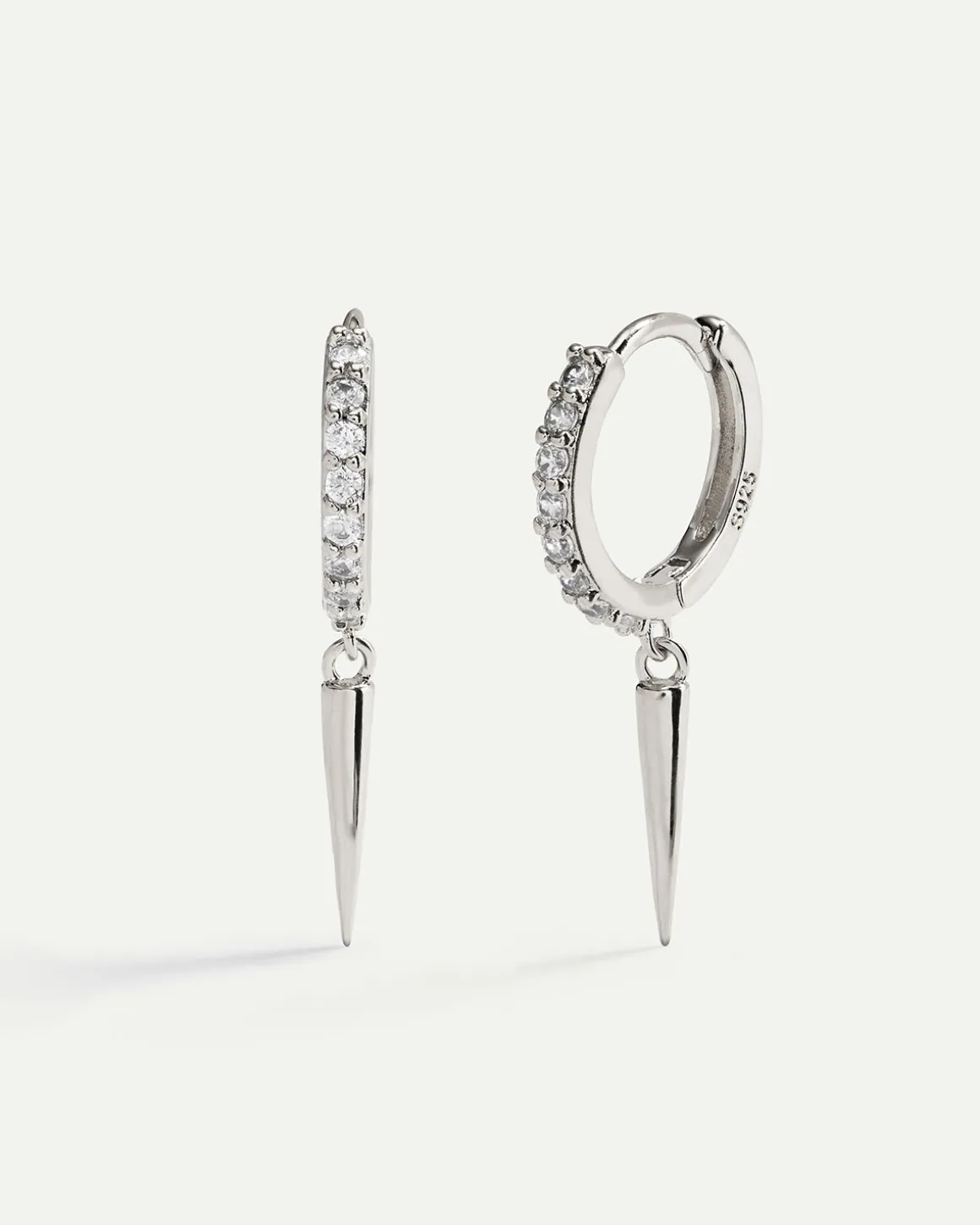 PENDIENTES TEY MAXI SILVER