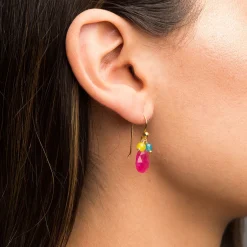 PENDIENTES WENDY PINK