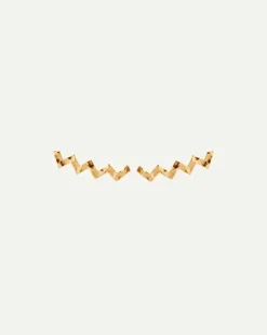 PENDIENTES ZIGZAG MARTELE GOLD