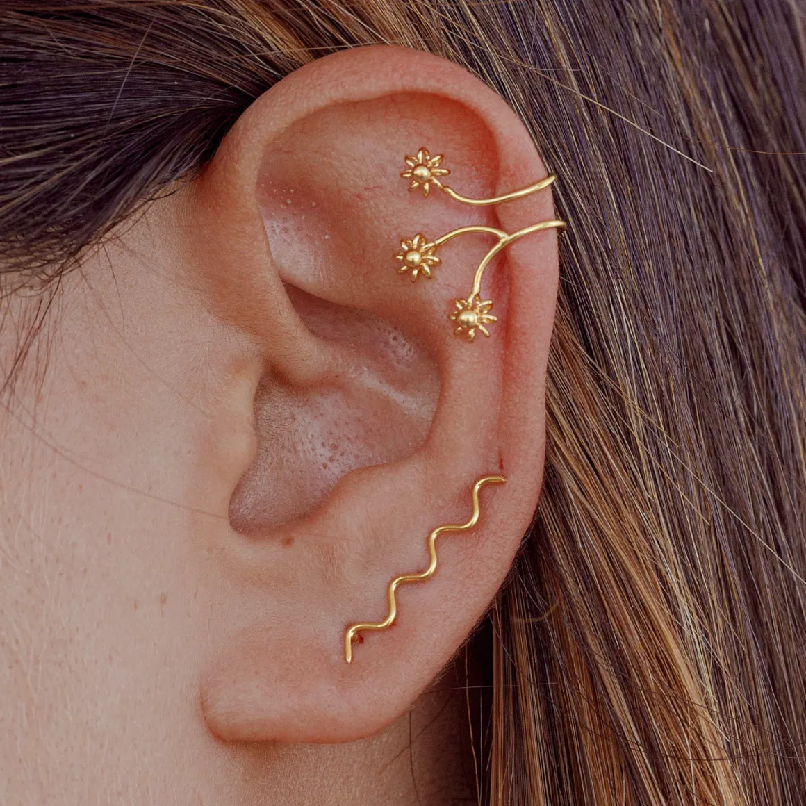 PENDIENTES ZIGZAG THIN GOLD