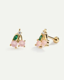 PIERCING CHERRY ROSE GOLD