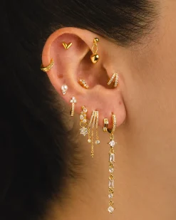 PIERCING DAISY GOLD