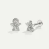 PIERCING DALIA SILVER