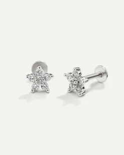 PIERCING DALIA SILVER