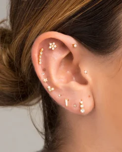 PIERCING DALIA SILVER