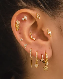 PIERCING DROPS GOLD