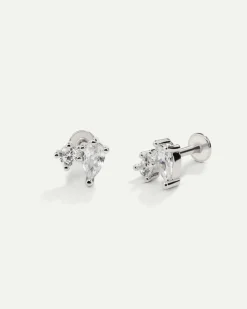 PIERCING DROPS SILVER