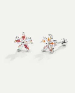 PIERCING FLOWER SILVER